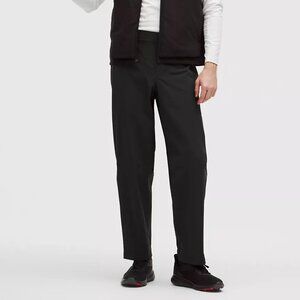 LULULEMON GOLF PANTS TROUSERS ELASTIC WAIST ZIPPER ANKLE TAPERED STRETCH sz S